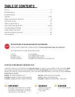 Preview for 2 page of Skywalker SWTCS015 Assembly, Maintenance & User Manual