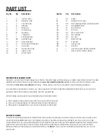 Preview for 3 page of Skywalker SWTCS015 Assembly, Maintenance & User Manual