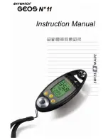 Предварительный просмотр 1 страницы Skywatch Geos N11 Instruction Manual