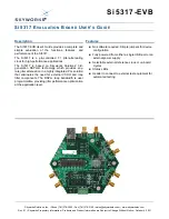 Skyworks Si5317-EVB User Manual предпросмотр