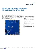 Skyworks Si5332-8A-EVB User Manual предпросмотр