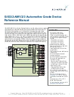 Skyworks Si5332-AM1 Reference Manual preview