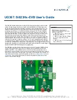 Skyworks Si823H-EVB Series User Manual preview