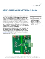 Skyworks Si823H Series User Manual предпросмотр