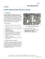 Skyworks UG499 User Manual предпросмотр