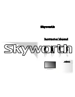 Skyworth 24E58A Instruction Manual And Warranty preview