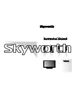 Предварительный просмотр 1 страницы Skyworth 32E66A Instruction Manual