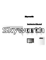 Preview for 1 page of Skyworth 58E38A Instruction Manual