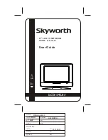 Skyworth LCD-19L03 User Manual preview