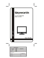 Skyworth LCD-22L5F User Manual preview