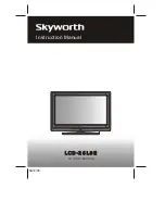 Skyworth LCD-26L8E Instruction Manual предпросмотр