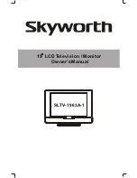 Предварительный просмотр 1 страницы Skyworth SLTV-1963A Owner'S Manual