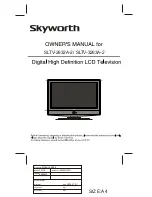 Предварительный просмотр 1 страницы Skyworth SLTV-2632A-2 Owner'S Manual