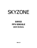 Предварительный просмотр 1 страницы SkyZone SKY03 User Manual