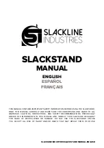 Slackline Industries SLACKSTAND Manual preview