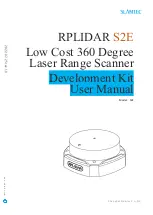 Slamtec RPLIDAR S2E User Manual предпросмотр