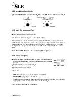 Preview for 20 page of SLE 2000 User Manual