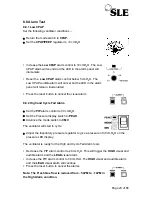 Preview for 23 page of SLE 2000 User Manual