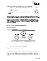 Preview for 27 page of SLE 2000 User Manual