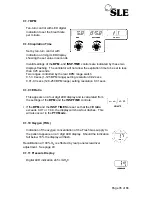 Preview for 35 page of SLE 2000 User Manual