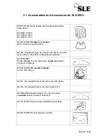 Preview for 61 page of SLE 2000 User Manual