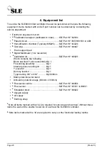 Preview for 20 page of SLE SLE4000 Model B Service Manual