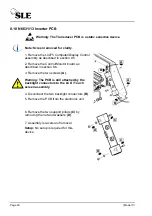 Preview for 40 page of SLE SLE4000 Model B Service Manual