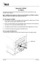 Preview for 306 page of SLE SLE4000 Model B Service Manual