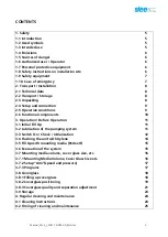 Preview for 3 page of Slee MCS I Operating Manual