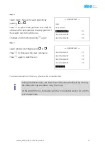 Preview for 19 page of Slee MSM Operating Manual