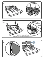 Предварительный просмотр 14 страницы Sleep 8 CARINA Corner sofa bed Manual