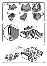 Предварительный просмотр 19 страницы Sleep 8 CARINA Corner sofa bed Manual