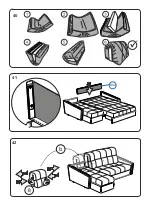 Предварительный просмотр 42 страницы Sleep 8 CARINA Corner sofa bed Manual