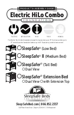 SleepSafe Beds Electric HiLo Combo SleepSafe Product Assembly Manual preview