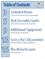 Preview for 2 page of SleepSafe Beds SleepSafer Hi-Lo Safety Bed Assembly Manual