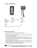 Preview for 3 page of SLEIPNER MOTOR AS RC-11E Installation & User Manual