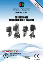 Предварительный просмотр 1 страницы SLEIPNER MOTOR AS SIDE-POWER SEP Series User Manual