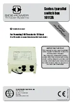 Preview for 1 page of SLEIPNER MOTOR AS Side-Power Series Installation Manual