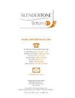 Preview for 20 page of Slendertone Bottom S7 Instruction Manual