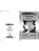 Slendertone Gymbody plus Instructions For Use Manual предпросмотр