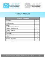 SleuthGear ZONE SHIELD 4K DVR Manual предпросмотр