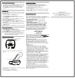 Предварительный просмотр 2 страницы Slick CR312 Owner'S Manual