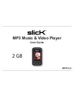 Предварительный просмотр 1 страницы Slick MP413-2 User Manual