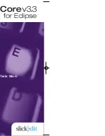 SlickEdit Corev3.3 for Eclipse User Manual preview