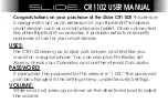 SLIDE CR1102 User Manual preview