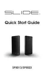 Предварительный просмотр 1 страницы SLIDE SP5013 Quick Start Manual