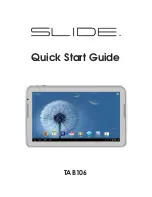 SLIDE TAB106 Quick Start Manual предпросмотр