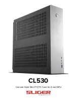 Sliger CL530 Manual preview