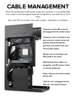 Предварительный просмотр 12 страницы Sliger SV540 Build Manual