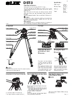 SLIK DST-3 Operating Instructions предпросмотр